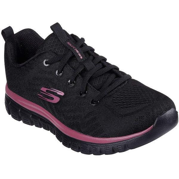 Pantofi sport femei Skechers Get Connected 12615-BKMV, 38.5, Negru