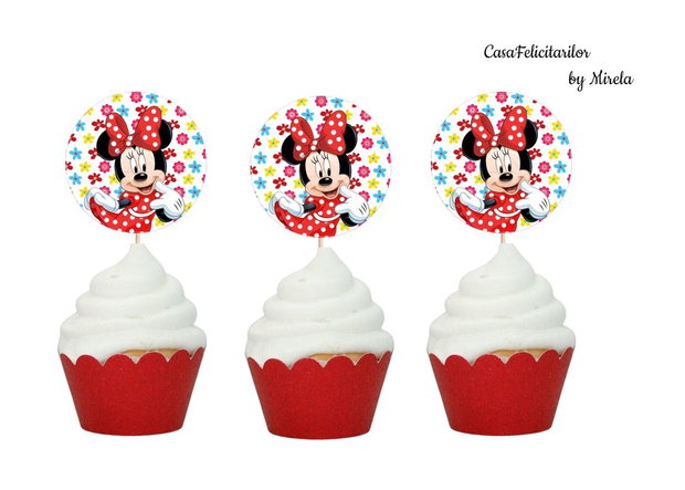 Numere masă botez Minnie mouse