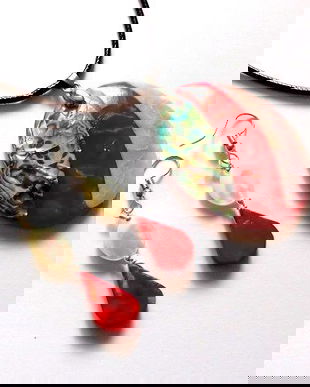 set cu sidef paua sidef alb si coral rosu 46734