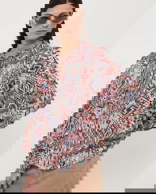 Medicine bluză cu imprimeu