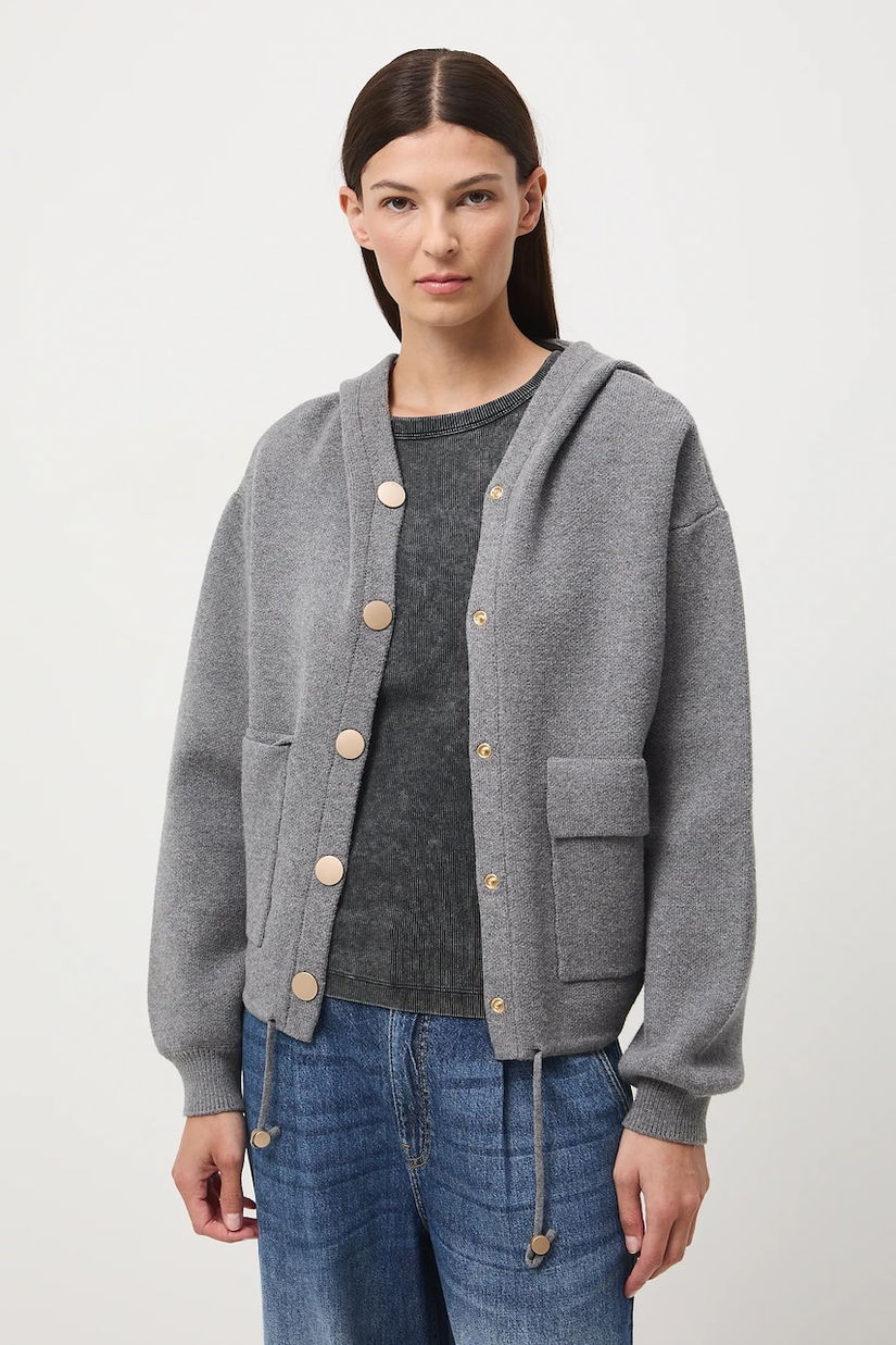 Medicine cardigan culoarea gri