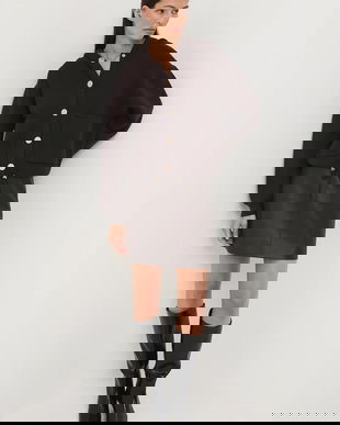 Medicine cardigan culoarea maro