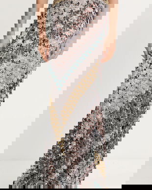 Missoni fusta culoarea maro, maxi, drept