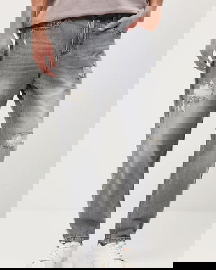 Medicine blugi din bumbac culoarea gri