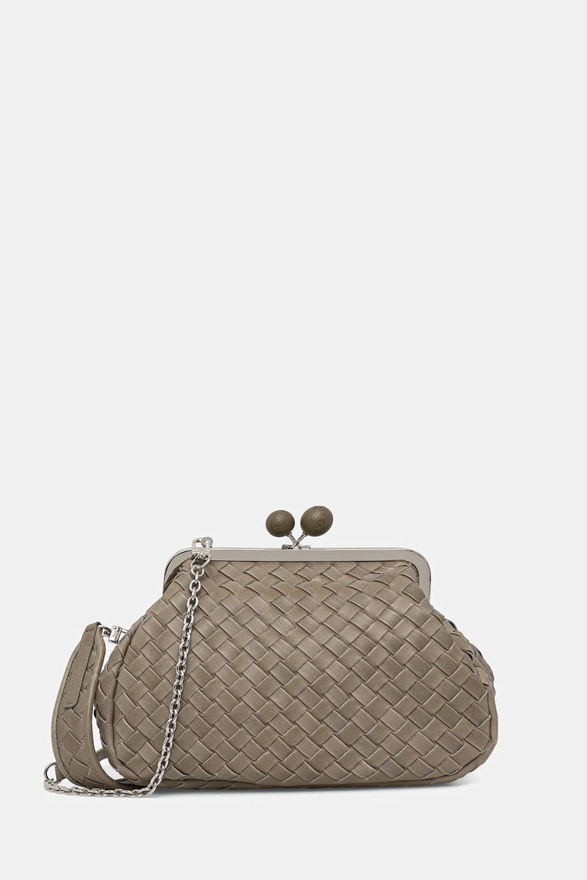 Weekend Max Mara poșetă de piele PANCIA culoarea verde, 2525516154600