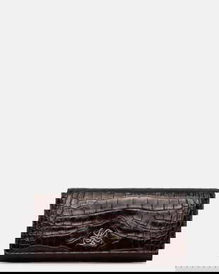 Luisa Spagnoli poșetă piele culoarea maro, 542509