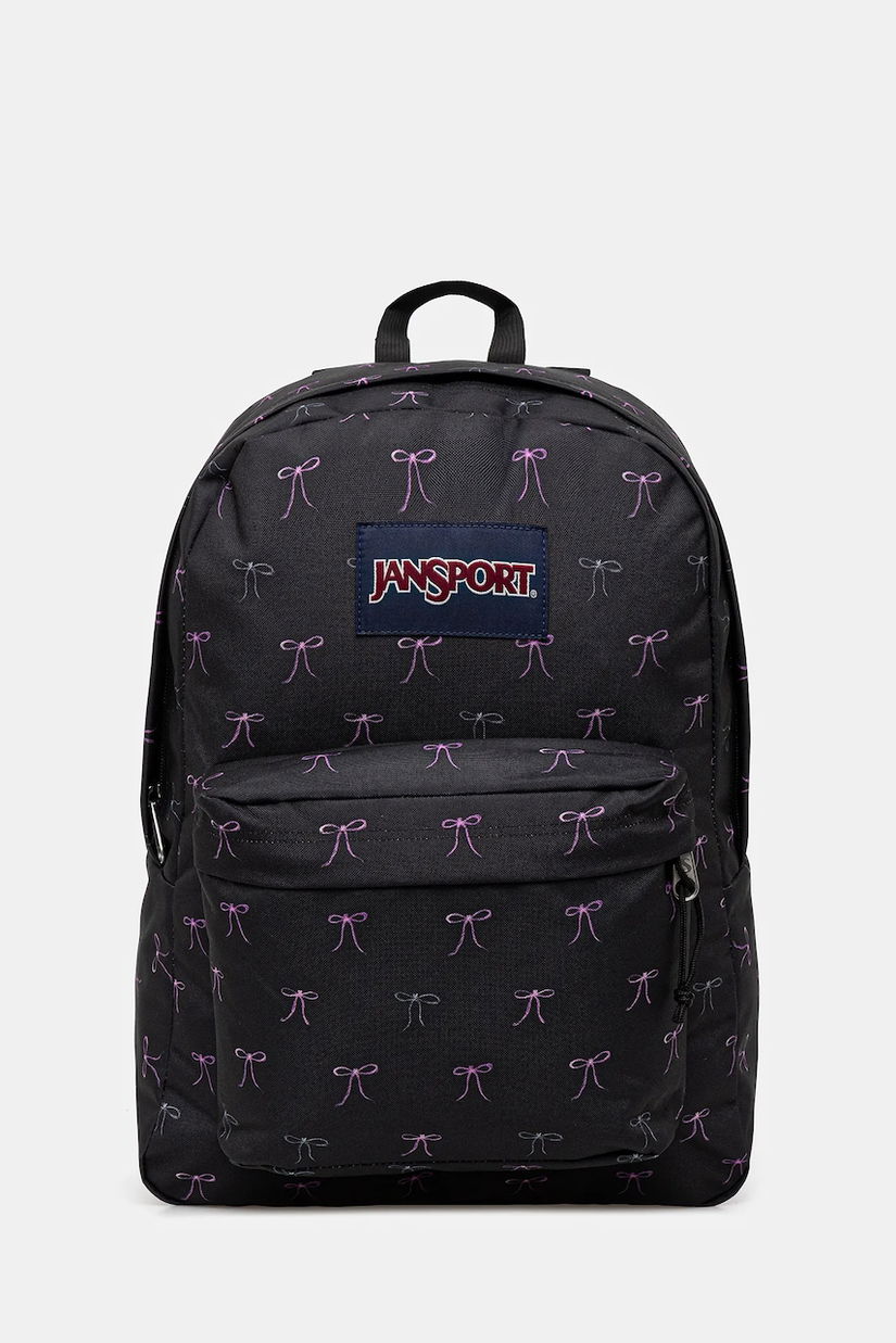 Jansport rucsac culoarea negru, mare, cu model, EK0A5BAG0W2