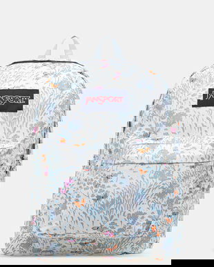 Jansport rucsac culoarea bej, mare, cu model, EK0A5BAG0W5