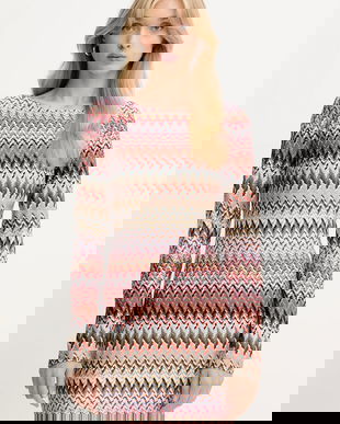 Missoni rochie mini, mulata, DS25WG0J.BR012L