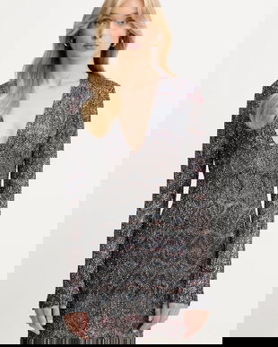 Missoni rochie culoarea argintiu, mini, mulata, DS25WG1N.BC005G