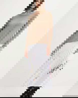 Desigual rochie KALA culoarea verde, midi, evazati, 25WWVK25