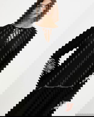 Desigual rochie SILVIANEGRO culoarea negru, mini, evazati, 25WWVW19