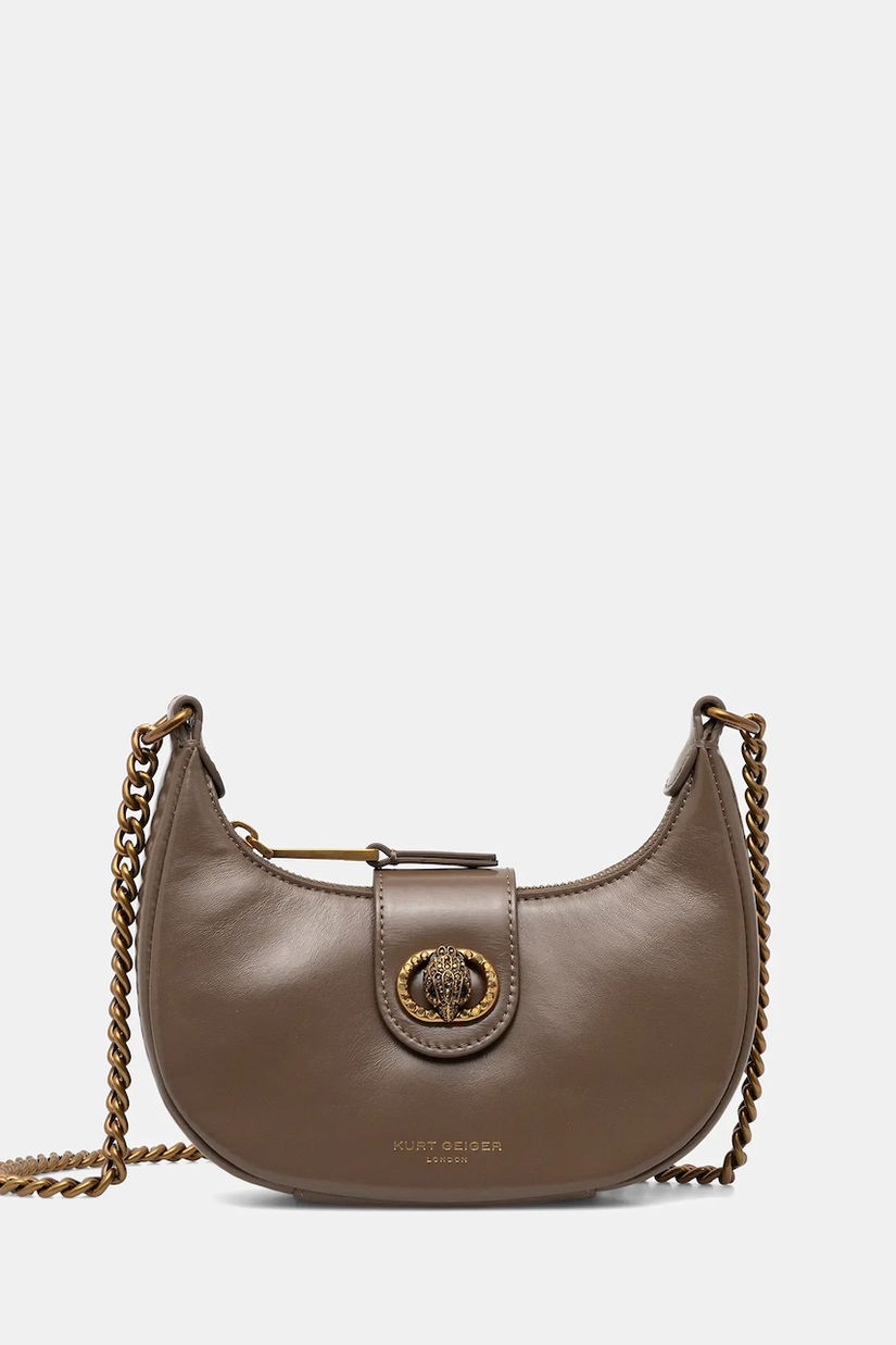 Kurt Geiger London geantă de piele culoarea maro, 4020137109