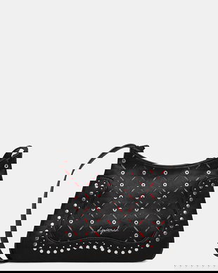 Desigual geantă YANKEE MANAOS BLACK culoarea negru, 25WAXP38