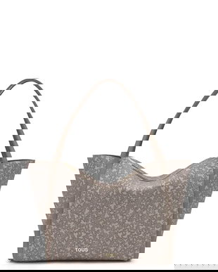 Tous geantă KAOS MINI LINES culoarea gri, 2002183744