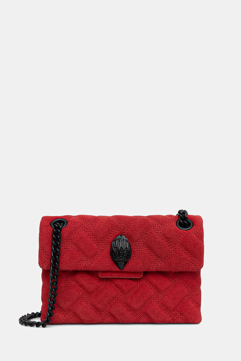 Kurt Geiger London geantă de piele MINI KENSINGTON culoarea rosu, 5017350219