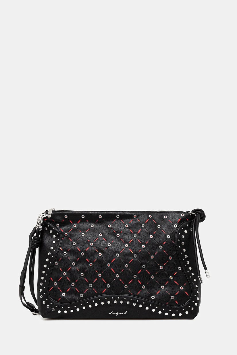 Desigual geantă YANKEE LEIRIA MINI BL culoarea negru, 25WAXP37