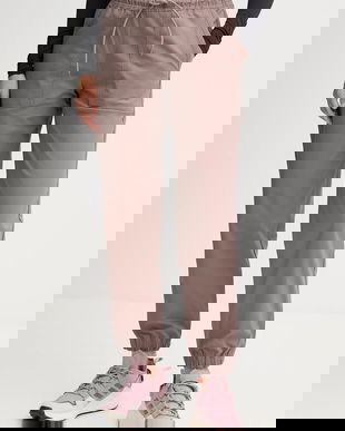 Columbia pantaloni ROC Ripstop culoarea maro, high waist, 2135771