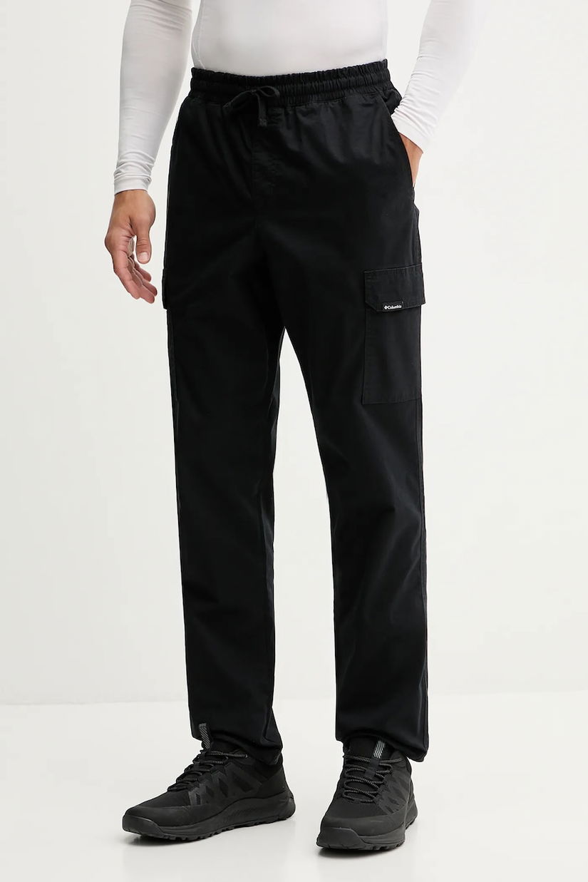 Columbia pantaloni de exterior Rapid Rivers culoarea negru, cu fason cargo, 2142401