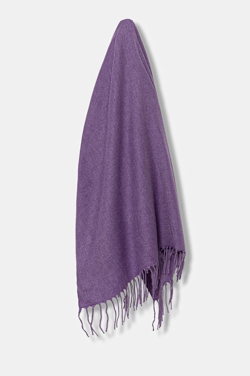 Marella fular culoarea violet, uni, 2523546067200