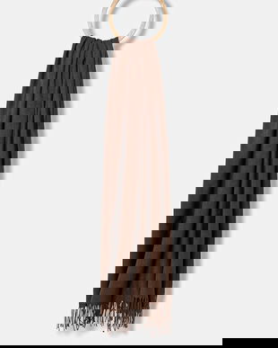 Marella fular culoarea maro, uni, 2523546067200