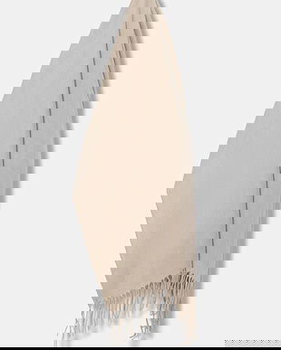 Marella fular culoarea bej, uni, 2523546067200