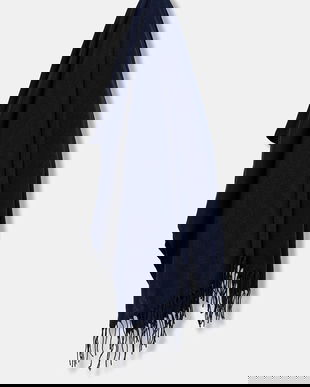 Marella fular culoarea bleumarin, uni, 2523546067200