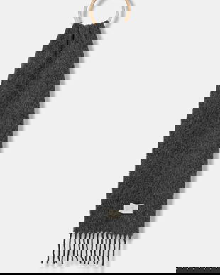 Marella fular de lână culoarea gri, uni, 2523546057200