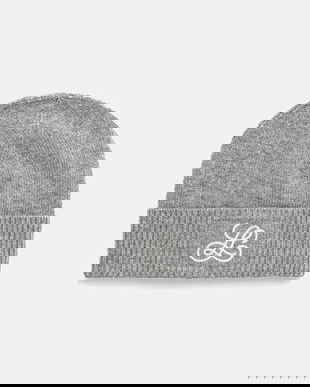 Luisa Spagnoli căciulă de lână culoarea gri, 100258