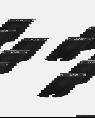 Lacoste boxeri 7-pack culoarea negru, 5H2385