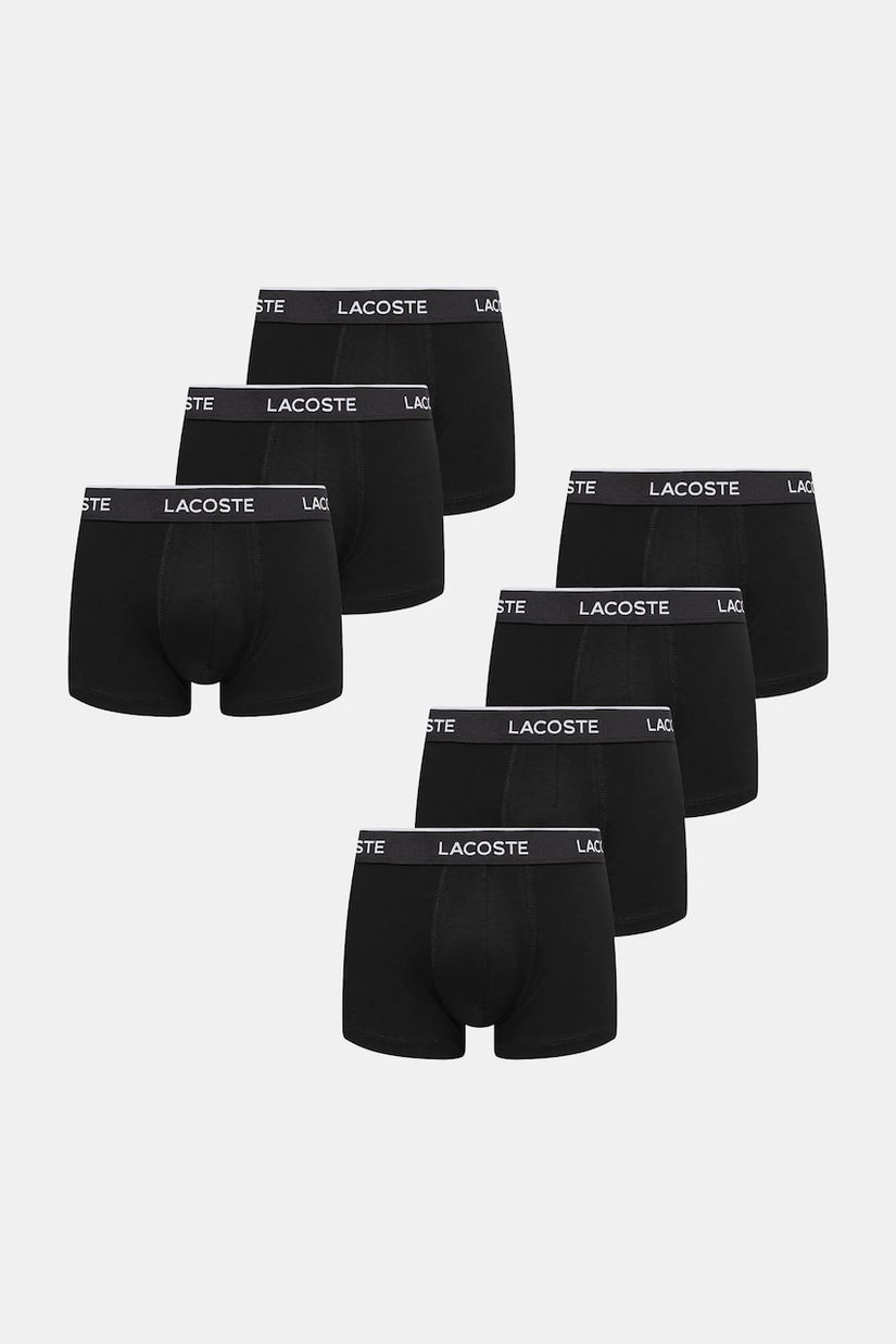 Lacoste boxeri 7-pack culoarea negru, 5H2385