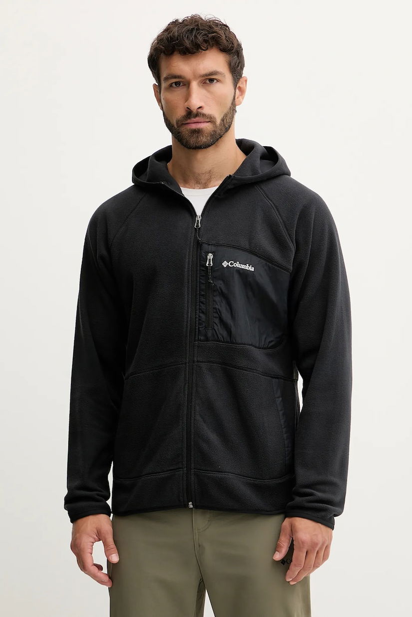 Columbia bluză Fast Trek culoarea negru, uni, 2135701