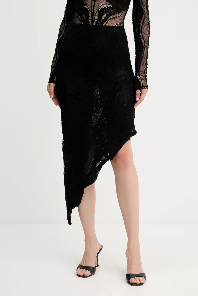 Charo Ruiz Ibiza fustă culoarea negru, mini, creion, 257402