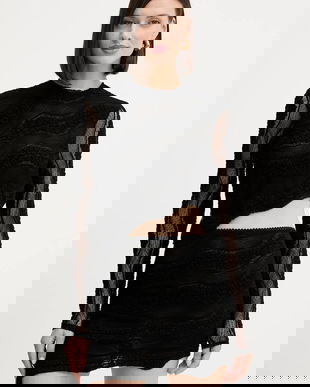 Charo Ruiz Ibiza bluză culoarea negru, uni, 257103