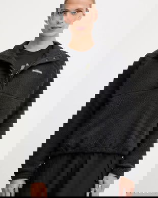 Columbia hanorac fleece Jasper culoarea negru, uni, 2142381