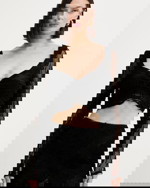 Charo Ruiz Ibiza bluză culoarea negru, uni, 257101