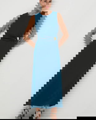 Medicine rochie culoarea verde, maxi, evazati