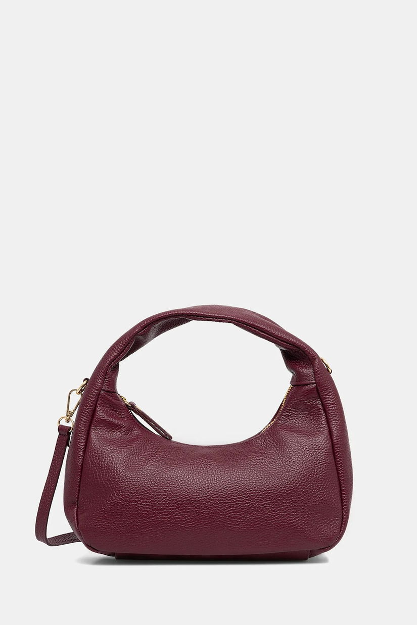 Answear.LAB poseta de piele culoarea bordo