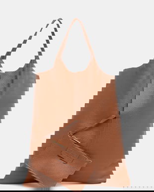 Answear.LAB poseta de piele culoarea maro