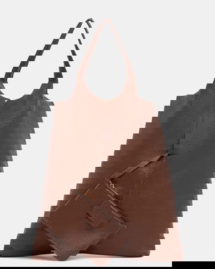 Answear.LAB poseta de piele culoarea maro