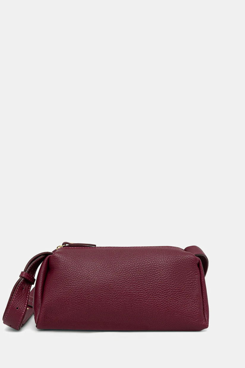 Answear.LAB poseta de piele culoarea bordo