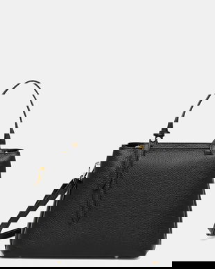 Answear.LAB poseta de piele culoarea negru