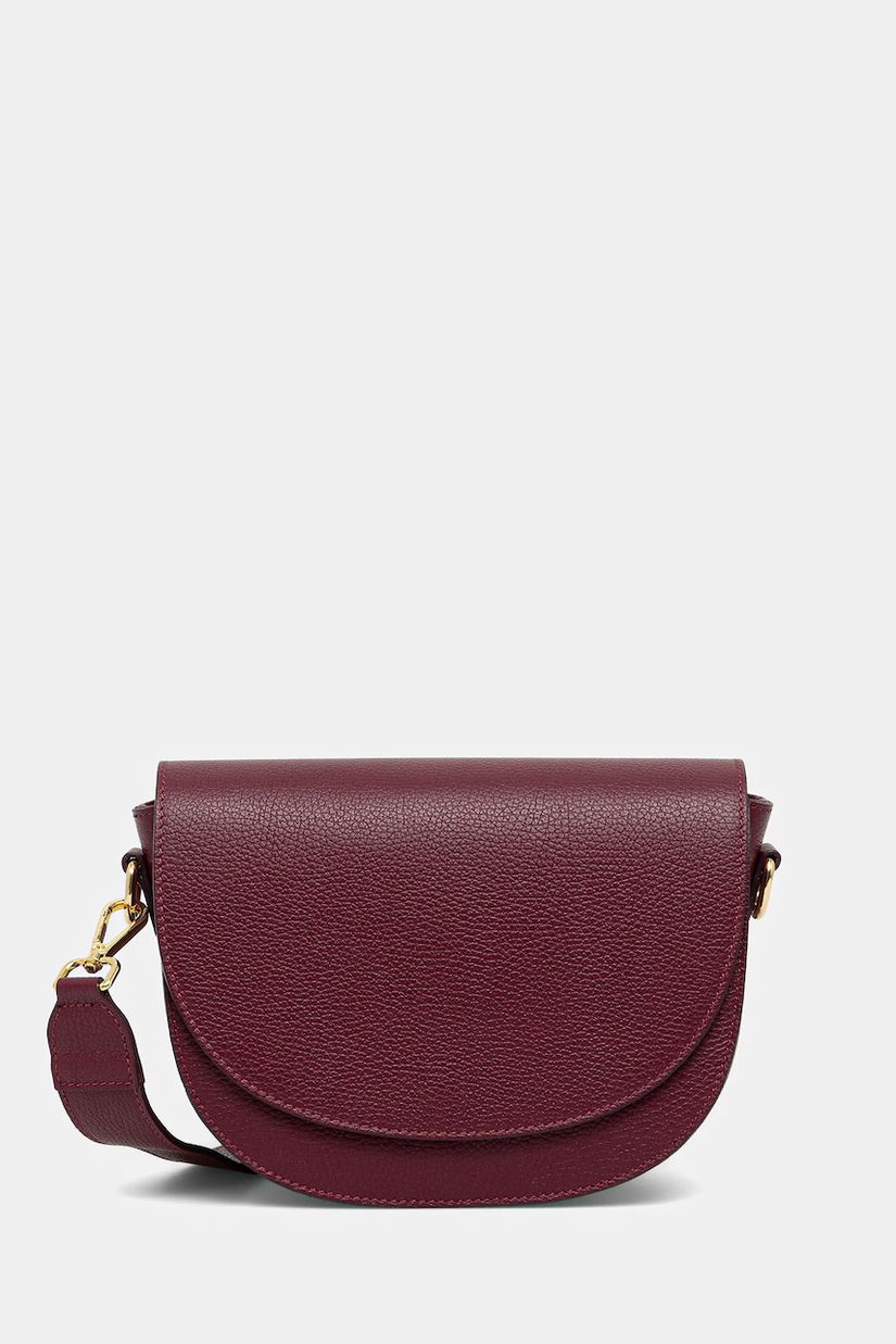Answear.LAB poseta de piele culoarea bordo