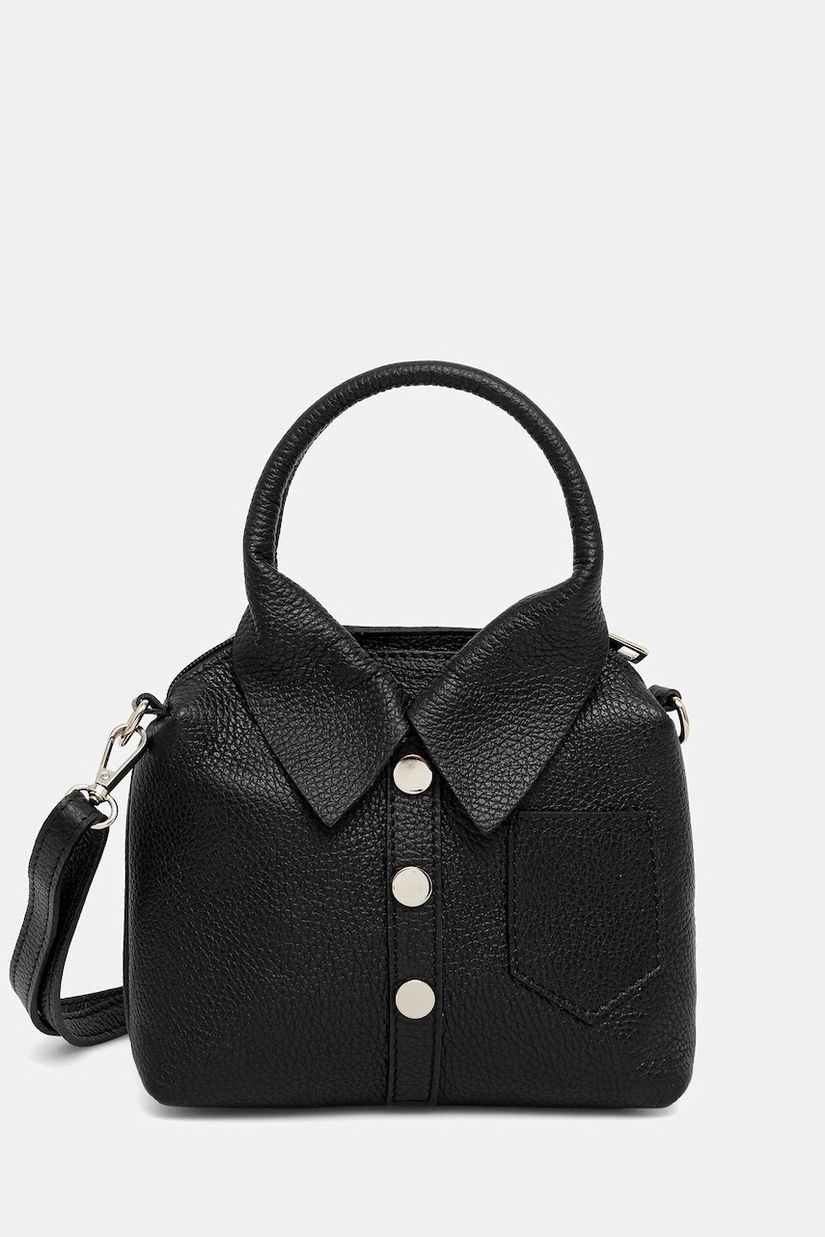 Answear.LAB poseta de piele culoarea negru
