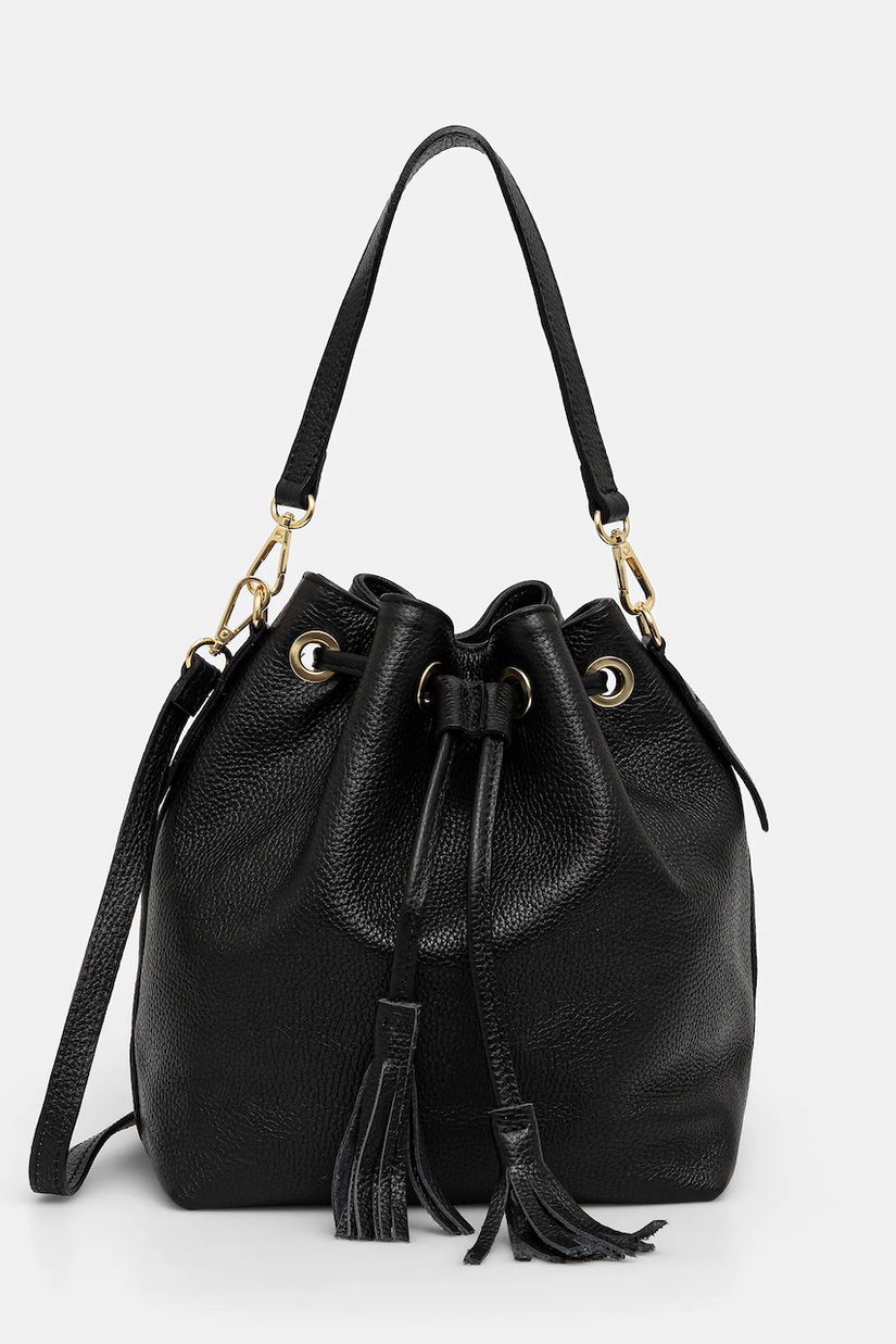 Answear.LAB poseta de piele culoarea negru