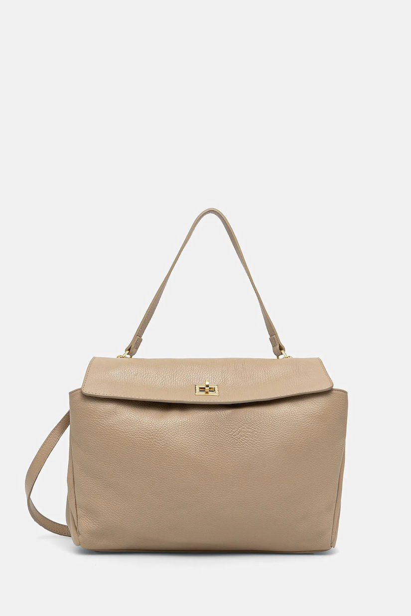 Answear.LAB poseta de piele culoarea bej