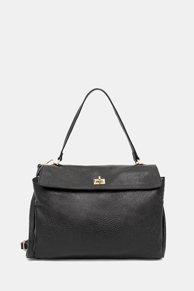 Answear.LAB poseta de piele culoarea negru