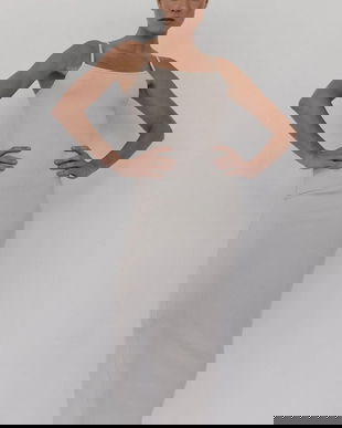 MUUV. rochie JORDE culoarea negru, maxi, mulata