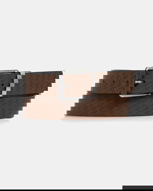 Karl Lagerfeld Jeans curea de piele culoarea negru, A3M33126