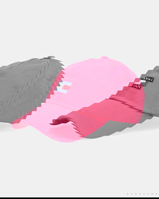 Tommy Jeans șapcă de baseball din bumbac culoarea bej, cu imprimeu, AW0AW16991